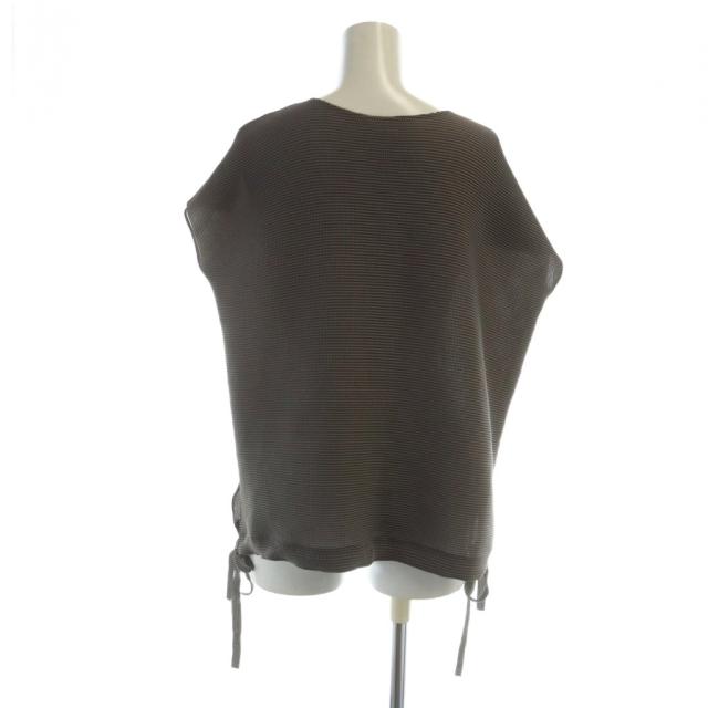 【中古】ミーイッセイミヤケ me ISSEY MIYAKE カットソー ドルマン ノースリーブ ドローコード グレー MI51FK622 中古】ミーイッセイミヤケ me ISSEY MIYAKE カットソー ドルマン