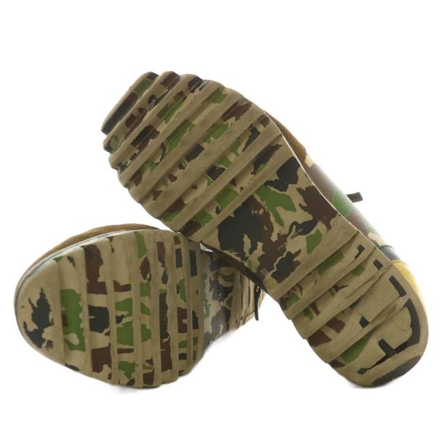 【中古】GIUSEPPE ZANOTTI DESIGN スニーカー スエード レザー ローカット 迷彩柄 カモフラ 総柄 星 42 27cm 茶色 中古】GIUSEPPE ZANOTTI DESIGN スニーカー スエード レザー