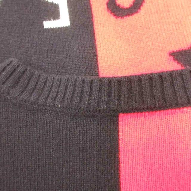 【中古】バーバリー ロンドン BURBERRY LONDON ニット セーター カシミヤ 馬上の騎士 ロゴ バイカラー ツートーン M 中古】バーバリー ロンドン BURBERRY LONDON ニット セーター カシミヤ