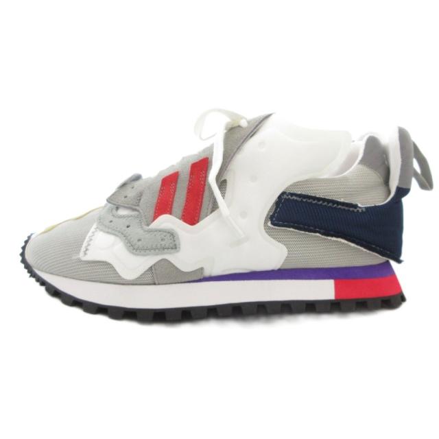 【中古】カラー kolor 再構築 スニーカー シューズ ローカット 26.5cm マルチカラー 21WCM-A01501 メンズ