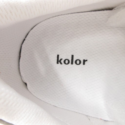 【中古】カラー kolor 再構築 スニーカー シューズ ローカット 26.5cm マルチカラー 21WCM-A01501 メンズ