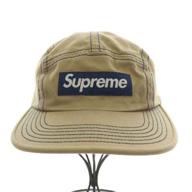 中古】シュプリーム SUPREME 18SS Contrast Stitch Camp Cap 帽子