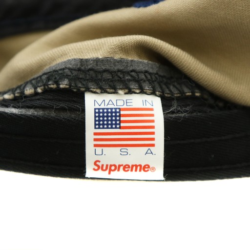 中古】シュプリーム SUPREME 18SS Contrast Stitch Camp Cap 帽子