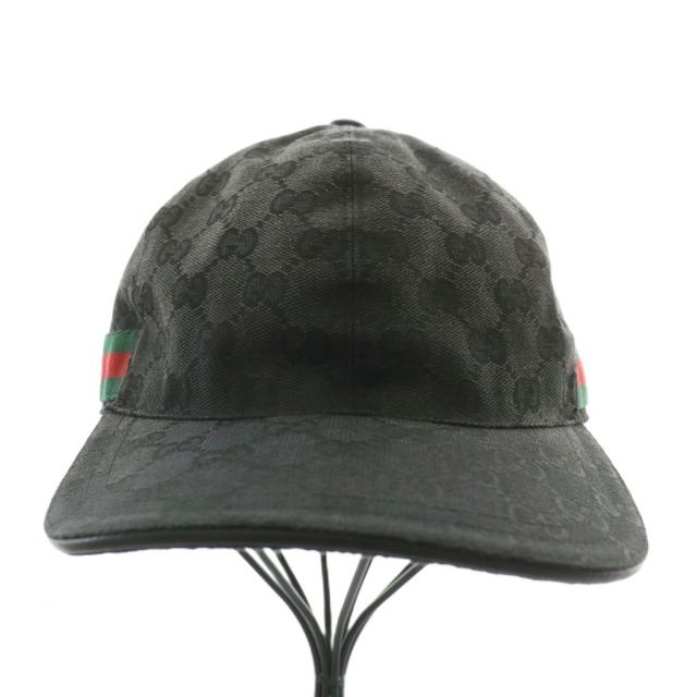 中古】グッチ GUCCI 帽子 キャップ GGキャンバス シェリーライン 総柄