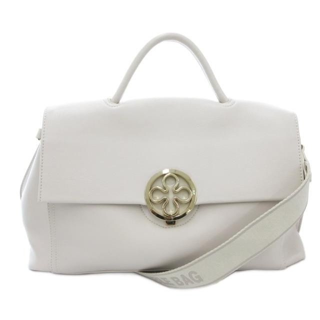 【中古】未使用品 ヴィセッタンタトレ V°73 ハンドバッグ ショルダー 2WAY アイボリー /AE ■GY18 レディース