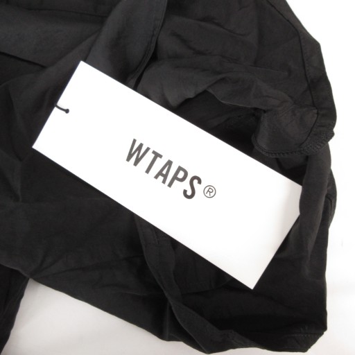 【中古】未使用品 ダブルタップス WTAPS タグ付き ショートパンツ イージー ロゴ ナイロン 02 黒 ブラック /AE 中古】未使用品 ダブルタップス WTAPS タグ付き ショートパンツ