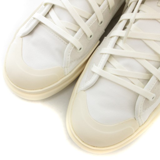【中古】ワイスリー Y-3 ヨウジヤマモト AJATU COURT HIGH スニーカー シューズ ハイカット ロゴ 26.5cm 白 ホワイト
