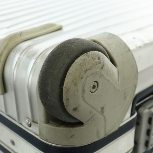 【中古】リモワ RIMOWA 925.52 シルバーインテグラル 2輪 キャリーケース スーツケース アルミ 機内持込可 32L 青ロゴ_6