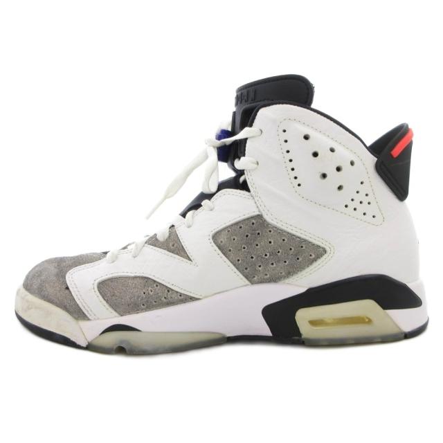 【中古】ナイキ NIKE エアジョーダン 6 レトロ フライト ノスタルジー ハイカットスニーカー シューズ 26cm