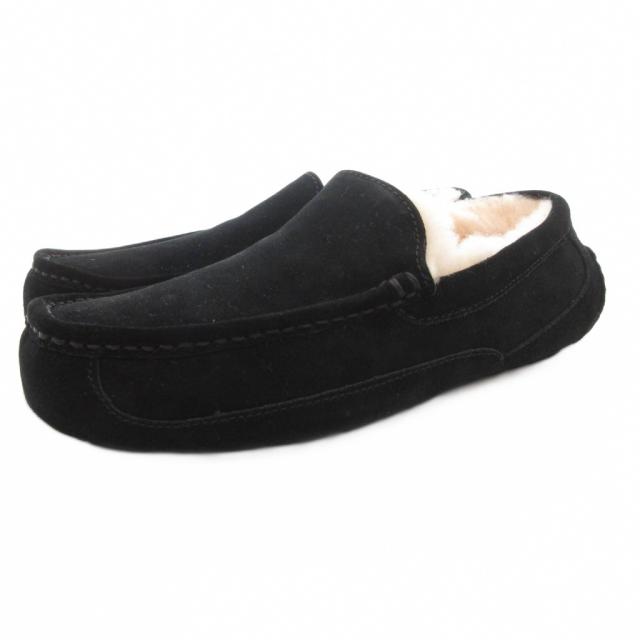 【中古】アグ オーストラリア UGG australia アスコット ASCOT スリッポン モカシン フラットシューズ ロゴ 26cm 中古】アグ オーストラリア UGG australia アスコット ASCOT