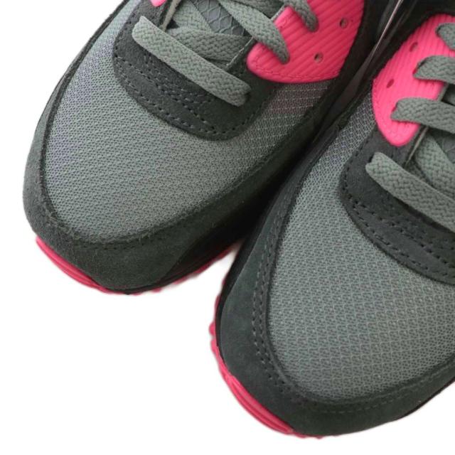 【中古】未使用品 ナイキ NIKE Air Max 90 Hyper Pink スニーカー ローカット US8.5 26.5cm グレー ピンク DM0029-010