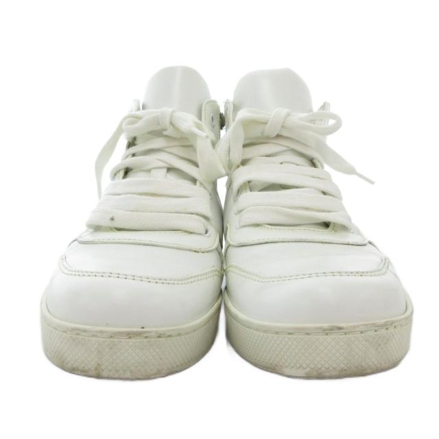 【中古】プラダスポーツ PRADA SPORT スニーカー シューズ ハイカット ロゴ サイドジップ 35.5 22.5cm