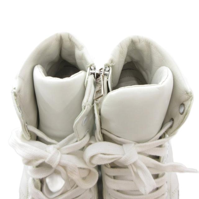 【中古】プラダスポーツ PRADA SPORT スニーカー シューズ ハイカット ロゴ サイドジップ 35.5 22.5cm