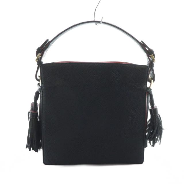 【中古】ココセリュックスゴールド COCOCELUX GOLD トートバッグ ハンド レザー 型押しロゴ 黒 ブラック メンズ