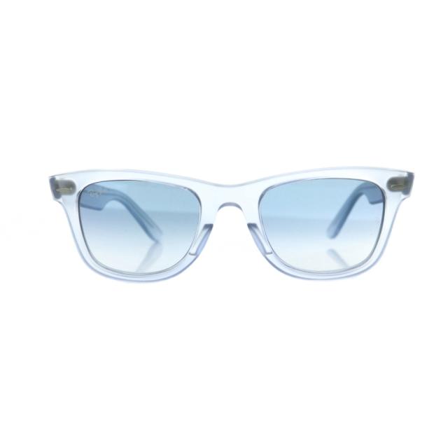 【中古】レイバン RAY BAN RB2140 WAYFARER サングラス めがね 眼鏡 グラデーション ロゴ 50□22 青 ブルー