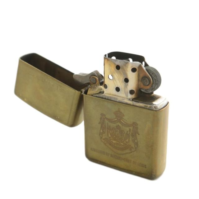 中古】ZIPPO SOLID BRASS KINGDOM OF HAWAII-COAT OF ARMS 1932 1992