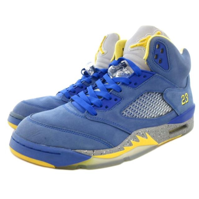 【中古】ナイキ NIKE エアジョーダン 5 JSP レイニー ハイカットスニーカー シューズ CD2720-400 29.5cm