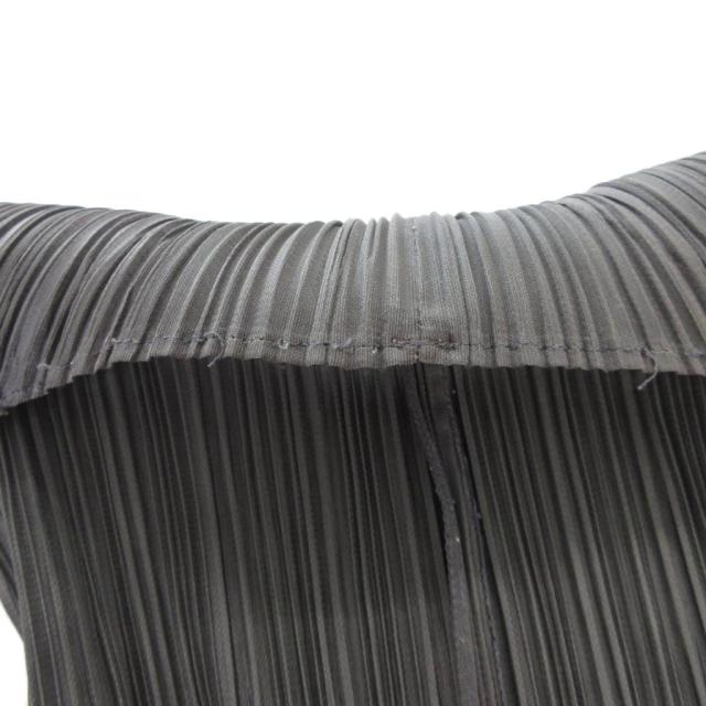 【中古】プリーツプリーズ PLEATS PLEASE イッセイミヤケ ベスト ジレ 3 プリーツ加工 グレー /AE ■GY18_5