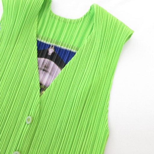 中古】プリーツプリーズ PLEATS PLEASE イッセイミヤケ 美品 ベスト