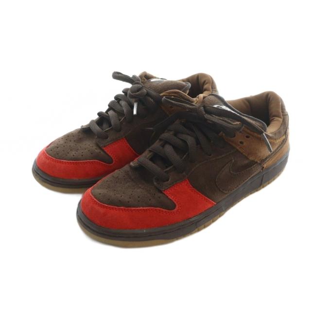 【中古】ナイキ NIKE DUNK LOW PRO SB BISON 304292-226 ダンク ロー バイソン スニーカー 靴 ロゴ 8.5 26.5cm 茶