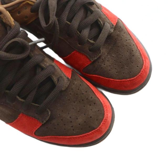 【中古】ナイキ NIKE DUNK LOW PRO SB BISON 304292-226 ダンク ロー バイソン スニーカー 靴 ロゴ 8.5 26.5cm 茶
