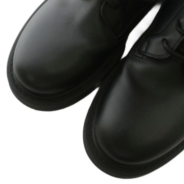 【中古】Salvatore Ferragamo IGLESIAS コンバットブーツ ショートブーツ サイドゴア ガンチーニ 8.5 26.5cm 黒