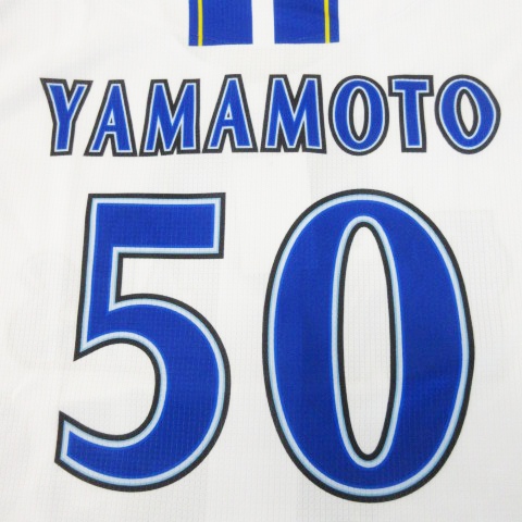 【中古】未使用品 ハイクオリティレプリカユニフォーム 横浜DeNaベイスターズ No.50 山本祐大 シャツ 野球 L 白_2