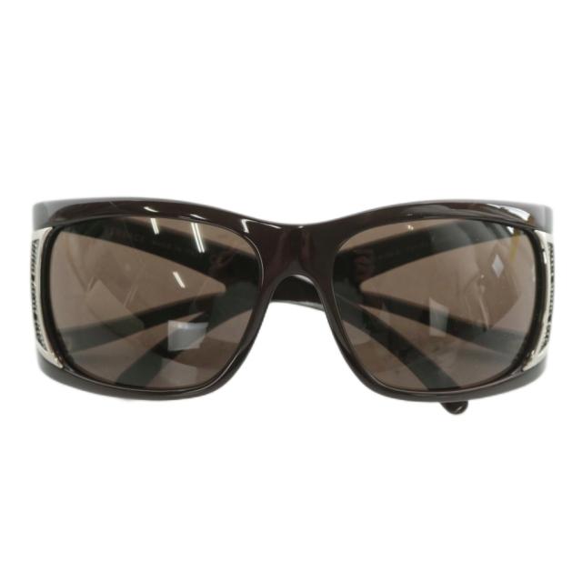 【中古】VERSACE 眼鏡 サングラス セルフレーム カラーレンズ ラインストーン 62□16-120 茶色 ブラウン 4135-B