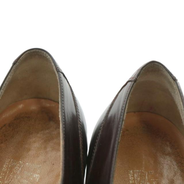 【中古】Salvatore Ferragamo ビジネスシューズ ドレス 革靴 レザー ストレートチップ 8.5 26.5cm 茶色