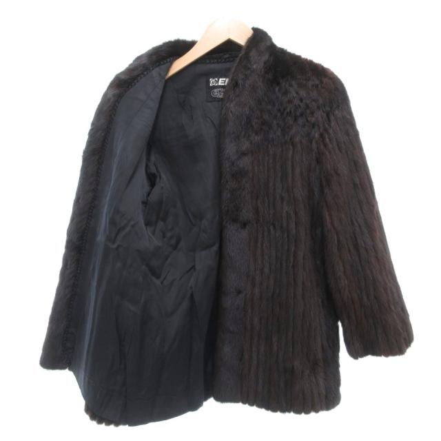 中古】エンバ EMBA ファーコート 11 毛皮 ミンクファー ミドル ハーフ