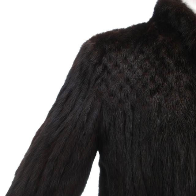 中古】エンバ EMBA ファーコート 11 毛皮 ミンクファー ミドル ハーフ