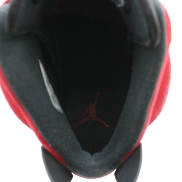 【中古】NIKE Air Jordan 6 Retro Toro Bravo スニーカー スエード ハイカット US9.5 27.5cm 赤 黒 CT8529-600