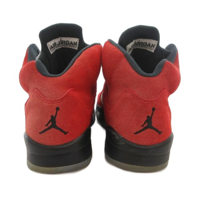 【中古】ナイキ NIKE ジョーダン 5 Toro Bravo ジャンプマン スニーカー シューズ スエード ハイカット 27.5cm 赤