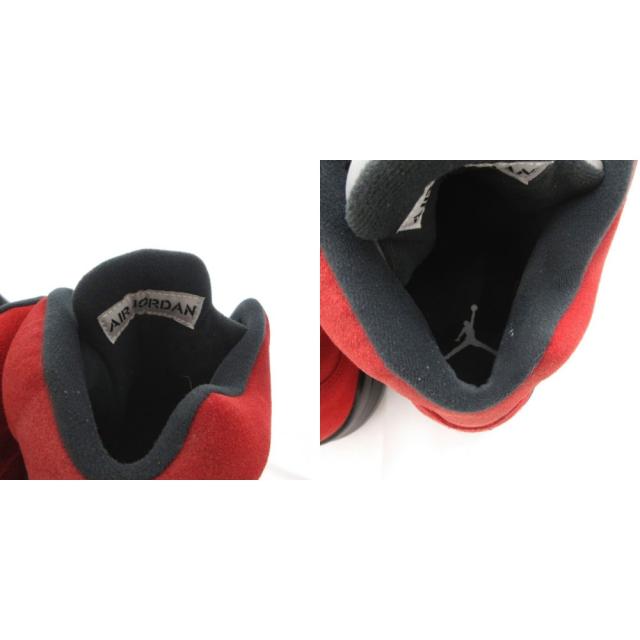 【中古】ナイキ NIKE ジョーダン 5 Toro Bravo ジャンプマン スニーカー シューズ スエード ハイカット 27.5cm 赤