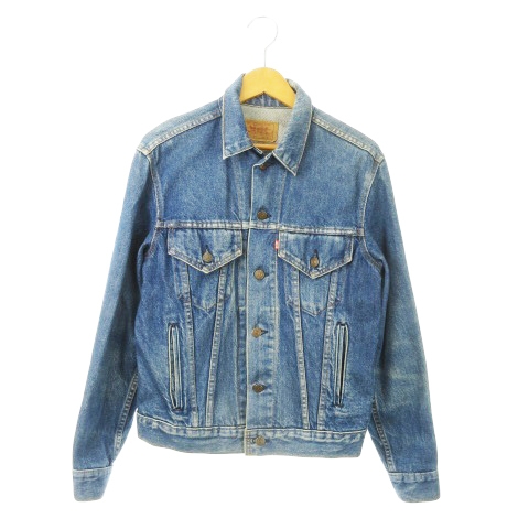 【中古】リーバイス Levi's デニムジャケット Gジャン ジージャン 38R M 青 ブルー 70506 0217 /MN16 ■GY18 メンズ