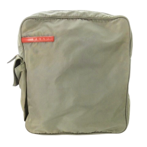 【中古】プラダスポーツ 99SS アーカイブ アーカイブ ボディバッグ ショルダー クロスボディ ナイロン 緑 カーキ