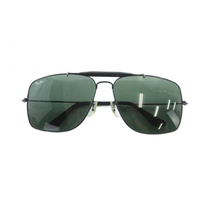中古】レイバン RAY BAN サングラス 眼鏡 めがね ロゴ カラーレンズ 黒