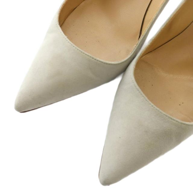 【中古】マノロブラニク MANOLO BLAHNIK パンプス スエード ポインテッドトゥ ピンヒール 36.5 23.5cm グレー