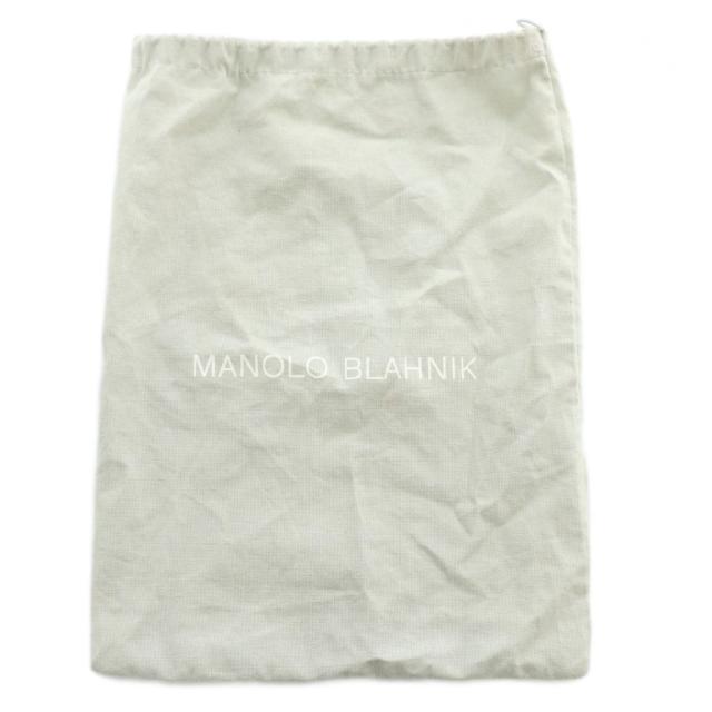 【中古】マノロブラニク MANOLO BLAHNIK パンプス スエード ポインテッドトゥ ピンヒール 36.5 23.5cm グレー