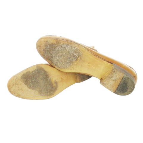 【中古】グッチ GUCCI ローファー ホースビット レザー 革 6.5 23.5cm 茶 ブラウン /CK16 ■GY17 レディース