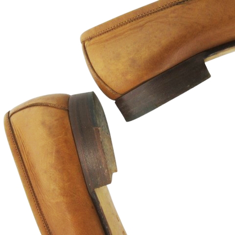 【中古】グッチ GUCCI ローファー ホースビット レザー 革 6.5 23.5cm 茶 ブラウン /CK16 ■GY17 レディース