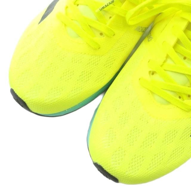 【中古】未使用品 adidas ADIZERO BOSTON 9 スニーカー ランニングシューズ ローカット US10.5 28.5cm 黄色 黒 H68740
