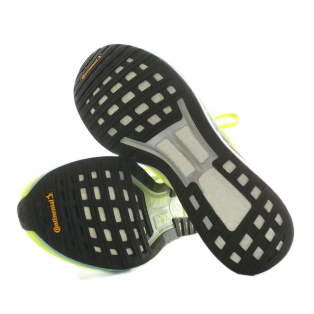 【中古】未使用品 adidas ADIZERO BOSTON 9 スニーカー ランニングシューズ ローカット US10.5 28.5cm 黄色 黒 H68740