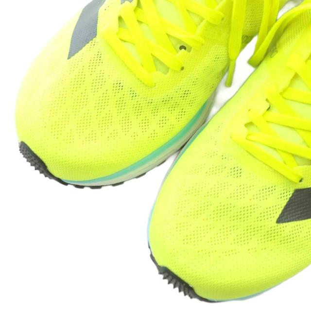 【中古】未使用品 adidas ADIZERO JAPAN 5 スニーカー ランニングシューズ ローカット US10.5 28.5cm 黄色 黒 FY2019