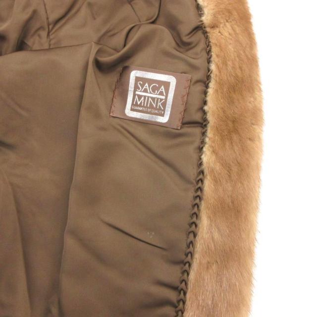 中古】サガミンク SAGA MINK 銀サガ ファーコート 毛皮 ミンク ミドル