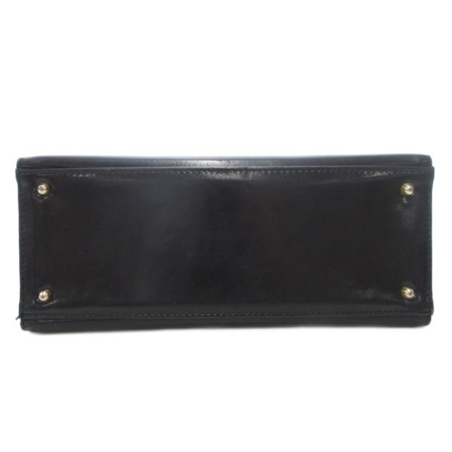 【中古】ヴェルサーチ ヴェルサーチェ VERSACE サンバーン ハンドバッグ フォーマルバッグ 黒 ブラック_3