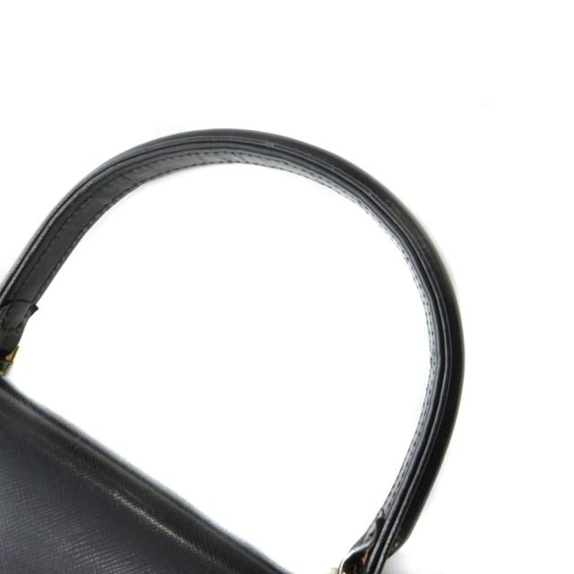 【中古】ヴェルサーチ ヴェルサーチェ VERSACE サンバーン ハンドバッグ フォーマルバッグ 黒 ブラック_5
