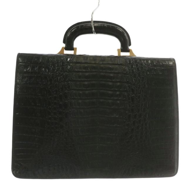 中古】ロンジェヴィテ LONGEVITE ハンドバッグ クロコダイル レザー  