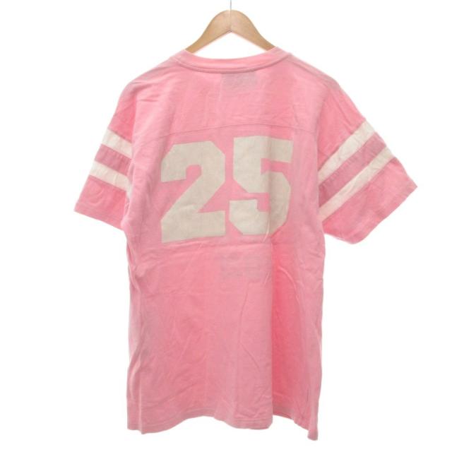 【中古】グッチ GUCCI Tシャツ 半袖 Eschatology プリント オーバーサイズ S ピンク 655459 XJDLY /UO ■GY18_1