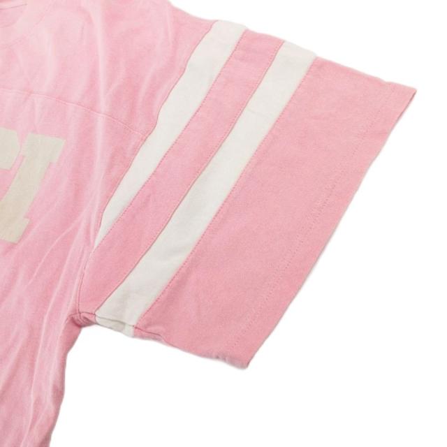 【中古】グッチ GUCCI Tシャツ 半袖 Eschatology プリント オーバーサイズ S ピンク 655459 XJDLY /UO ■GY18_2